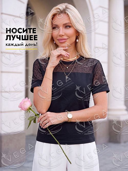 картинка Футболка женская 557 от магазина Одежда+